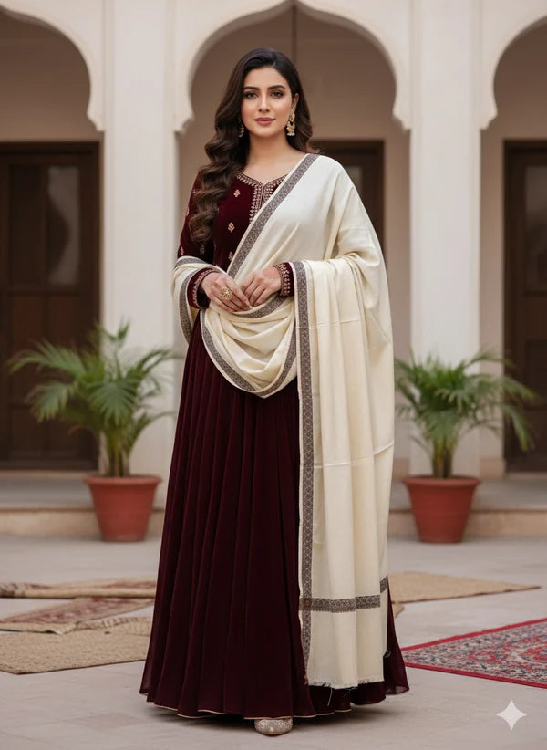 Pashmina Wool Shawl - 2