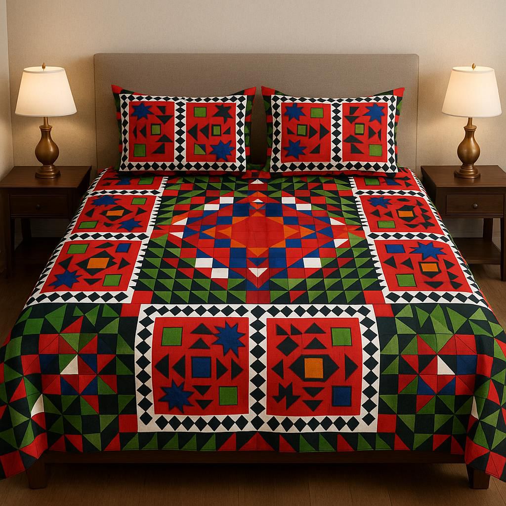 Warm Fire - bedsheet