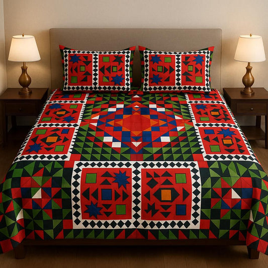 Warm Fire - bedsheet